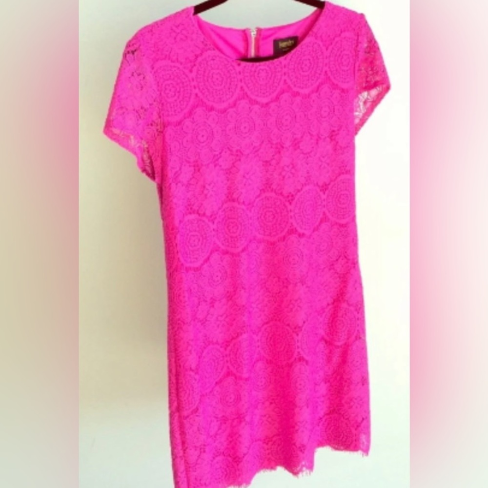 Gorgeous Fuchsia Lace Dress